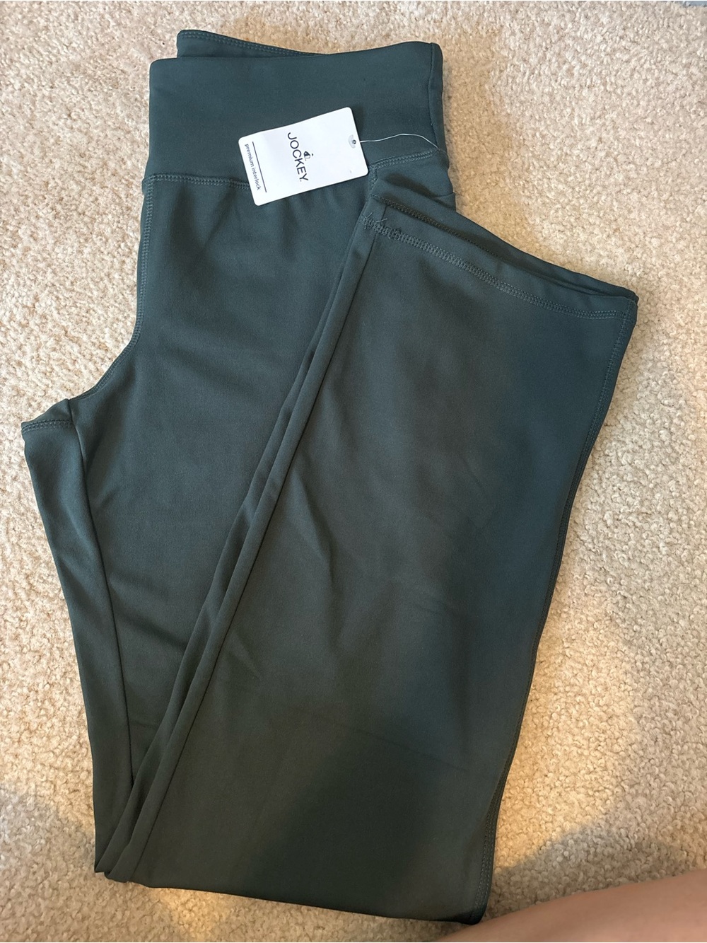 Jockey Olive Green High-Rise Leggings